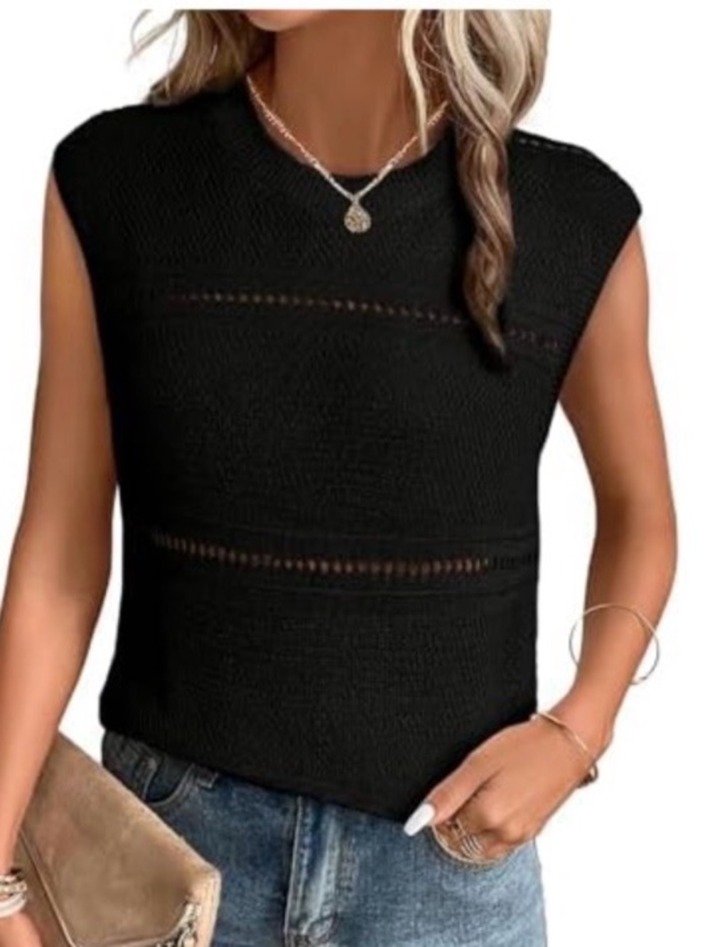 Evaless Women's Black Tank Top - Classic Seamless Layering